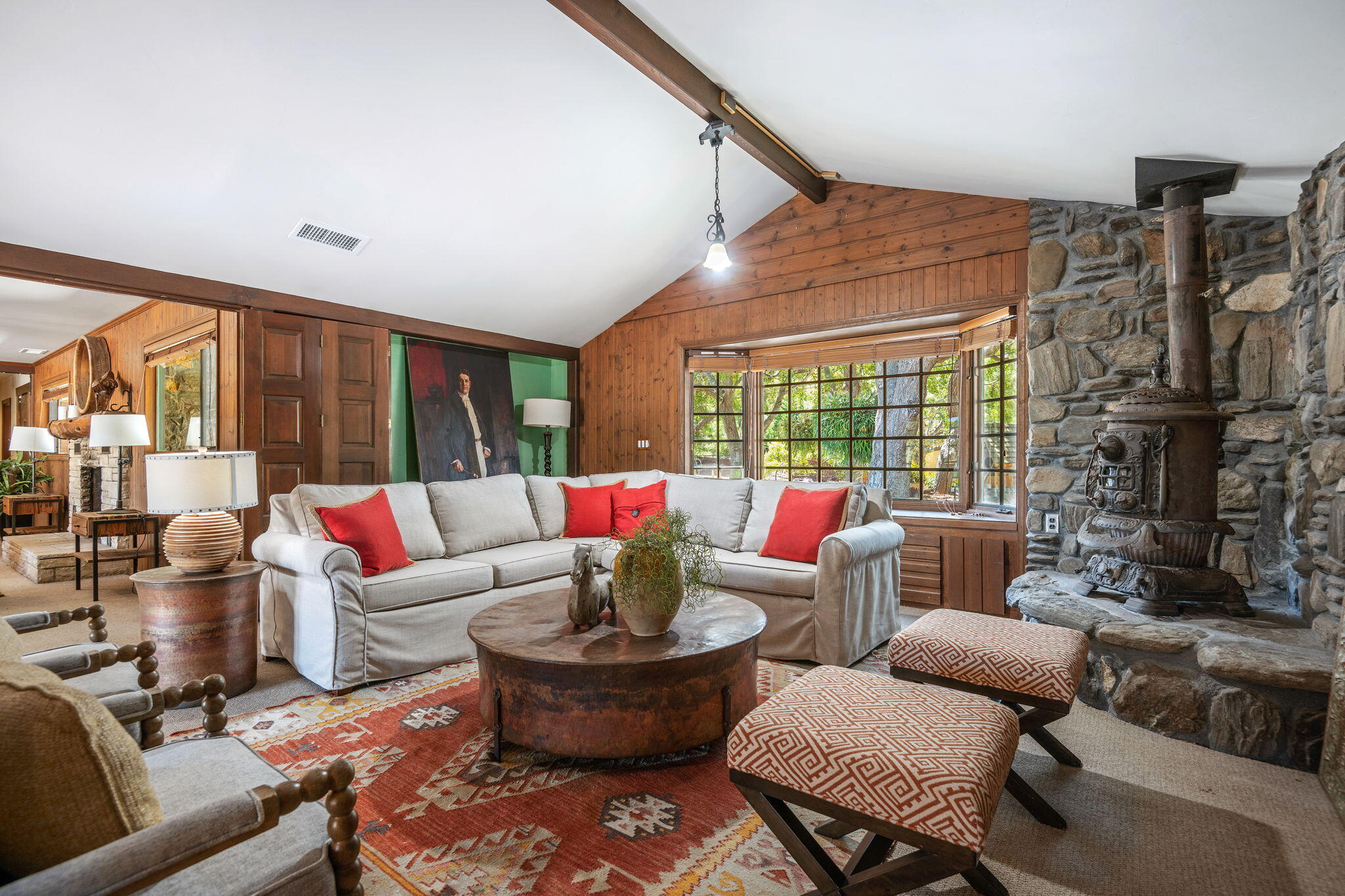 3520 La Entrada Santa Barbara, CA 93105 - Photo 5 of 12 a living room with furniture and a floor to ceiling window
