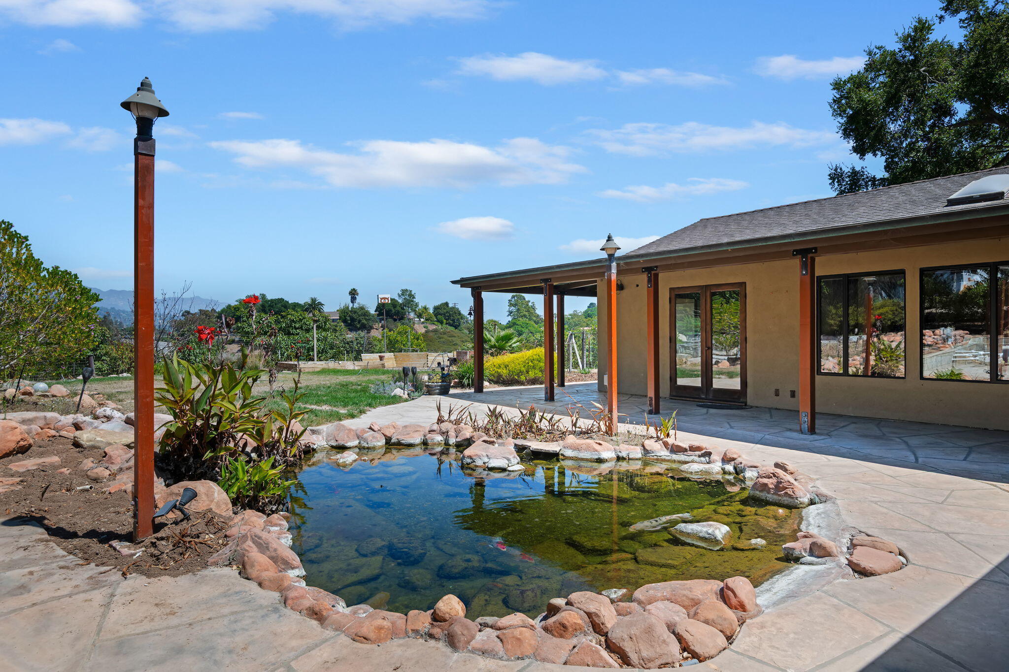 3520 La Entrada Santa Barbara, CA 93105 - Photo 10 of 12 a view of a house with backyard outdoor seating and hardwood