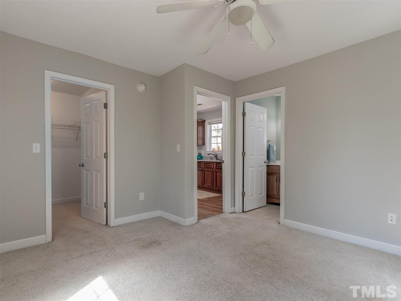 400 Colleton Road Raleigh, NC 27610 - Photo 12 of 23 ...looking out toward the kitchen with bathroom and oversized WIC