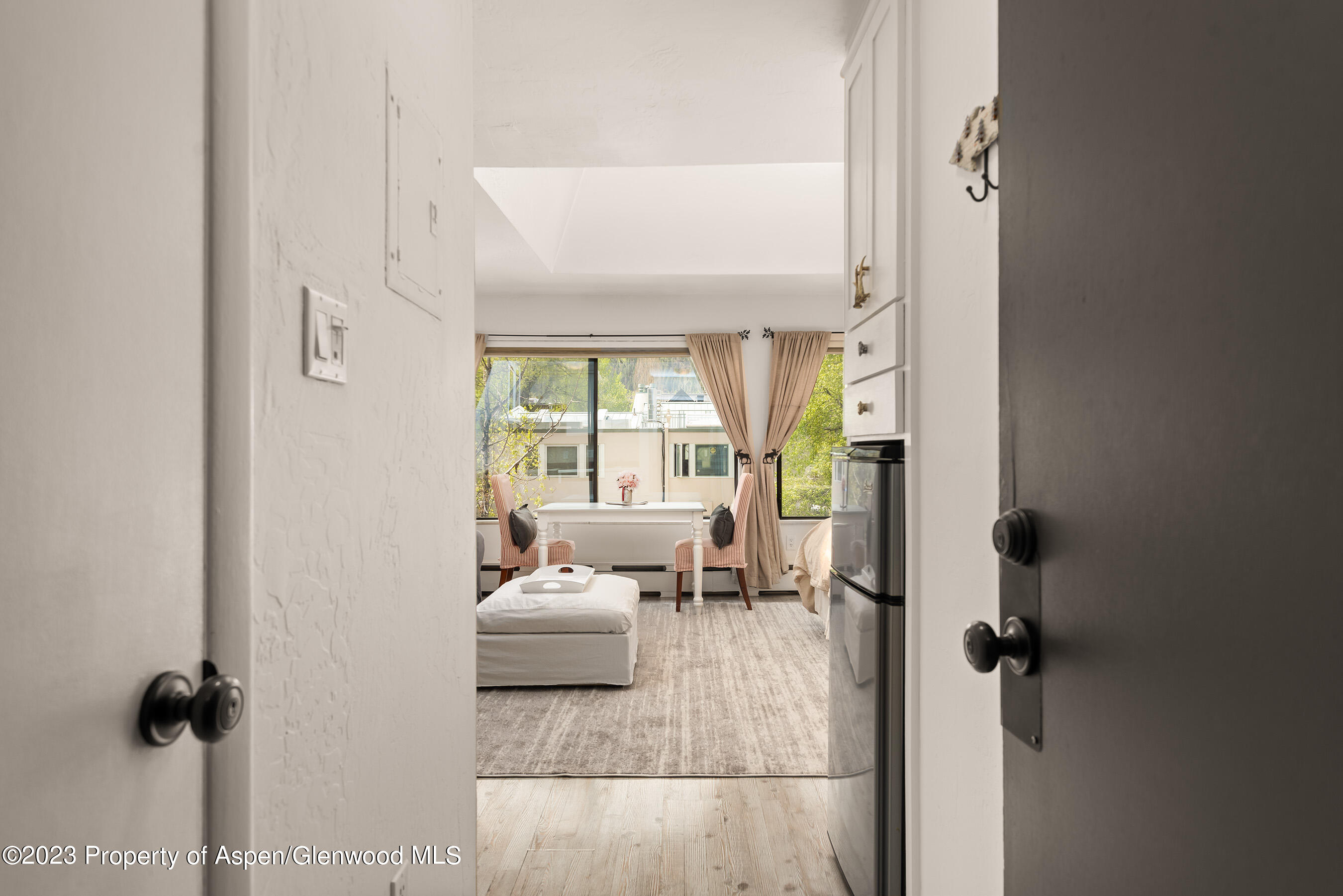725 East Main Street, Unit 305 Aspen, CO 81611 - Photo 2 of 9 a living room with furniture and a window