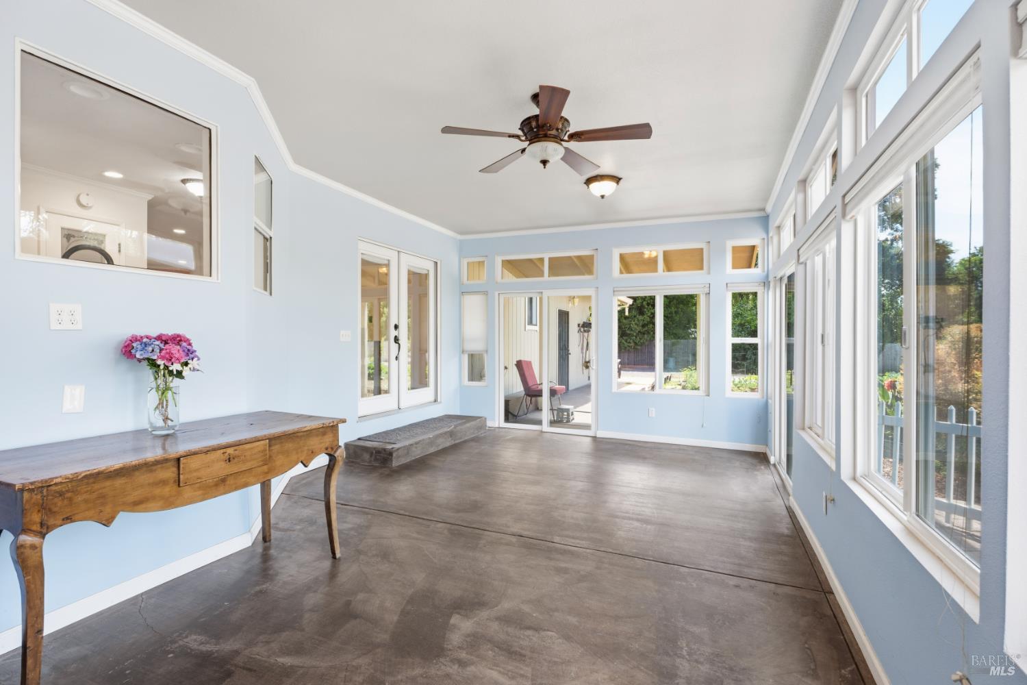 8960 East Road Redwood Valley, CA 95470 - Photo 14 of 37 Sunroom Accessed from Kitchen and Rear Yard