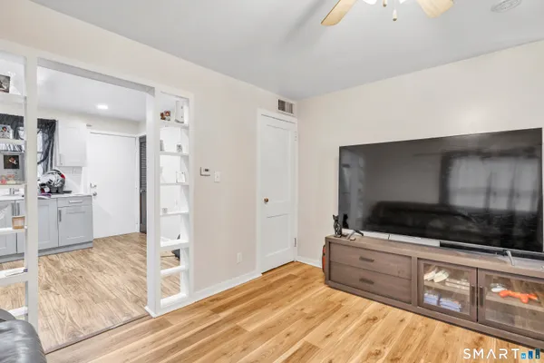 a view of a living room