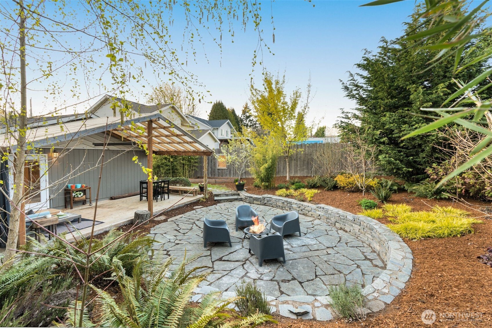 6528 23rd Avenue Southwest Seattle, WA 98106 - Photo 36 of 39 a view of a swimming pool with a patio