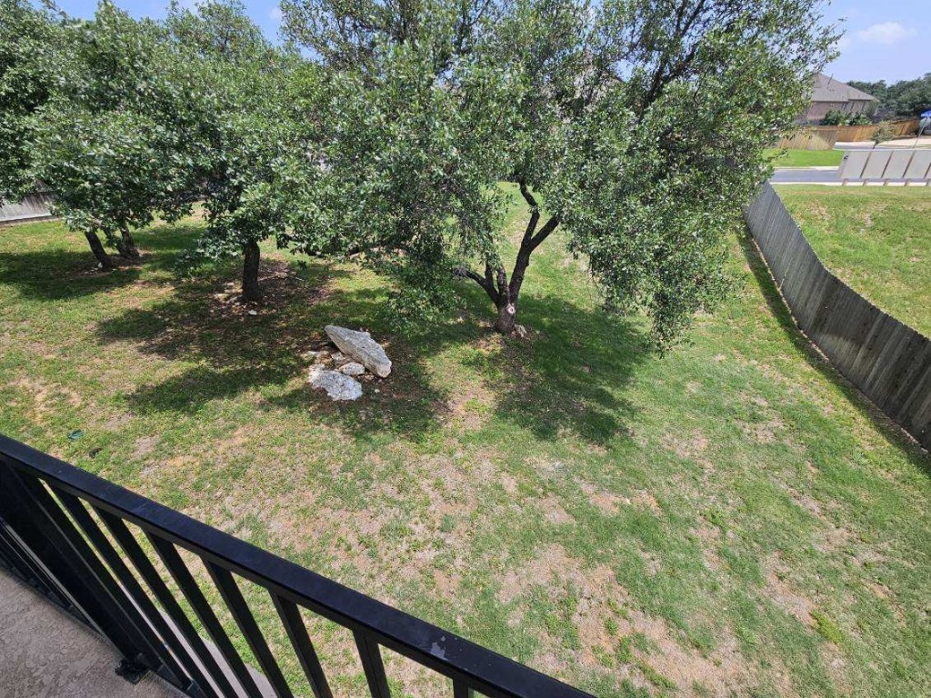 2001 Limestone Lake Drive Georgetown, TX 78633 - Photo 39 of 40 a view of a garden from a balcony
