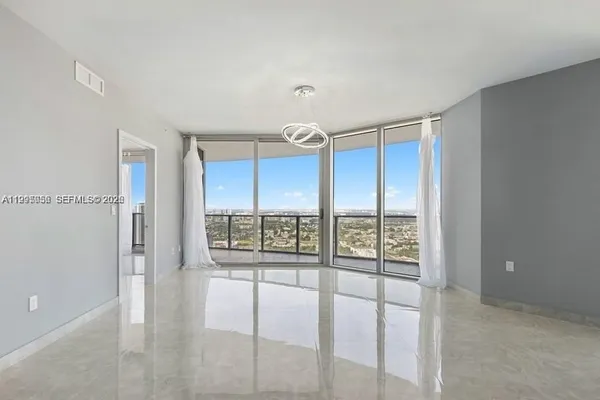 a very nice looking room with a large window