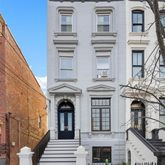 a front view of a building