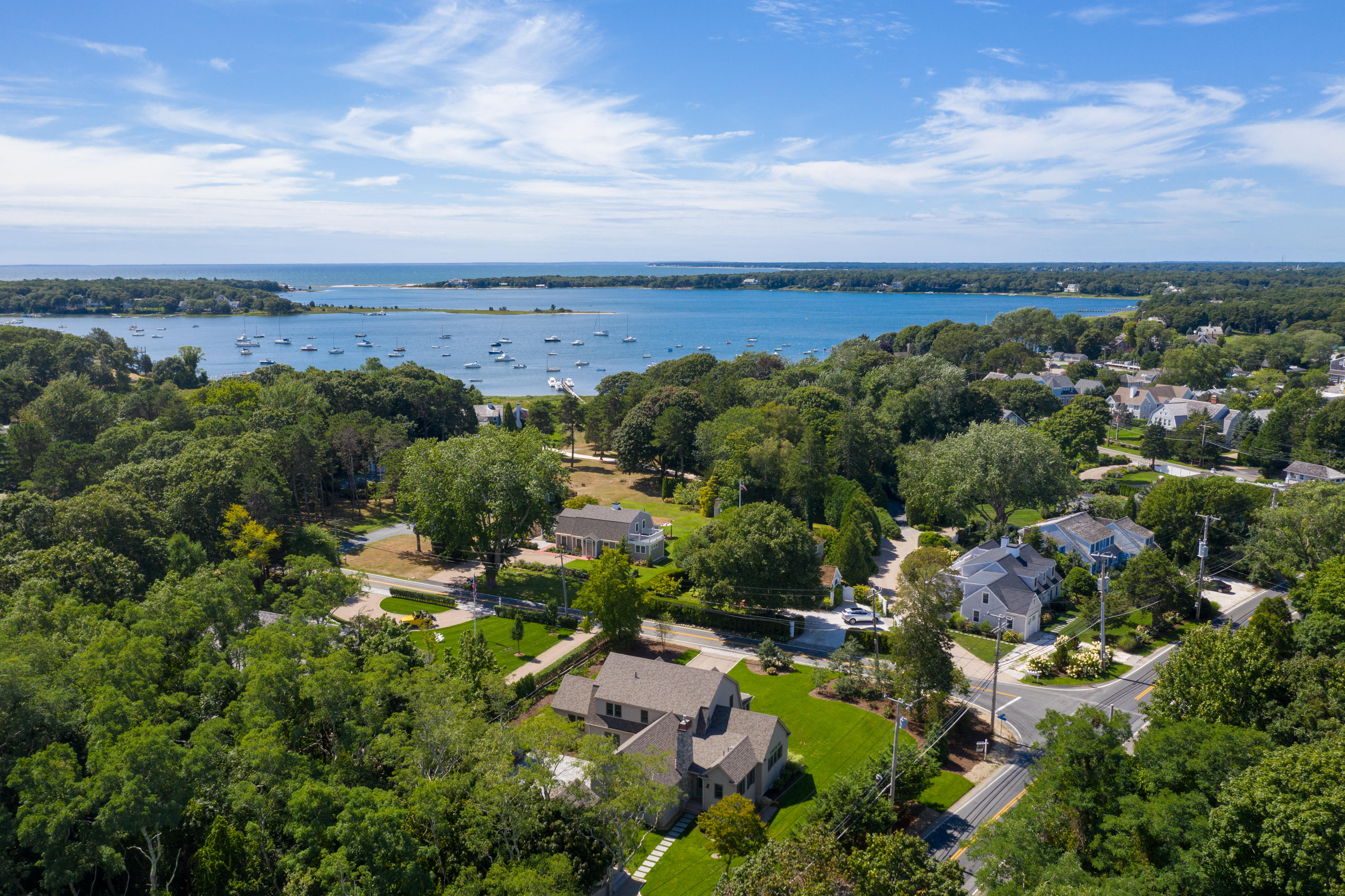 10 Eel River Road Osterville, MA 02655 - Photo 31 of 36 an aerial view of multiple house