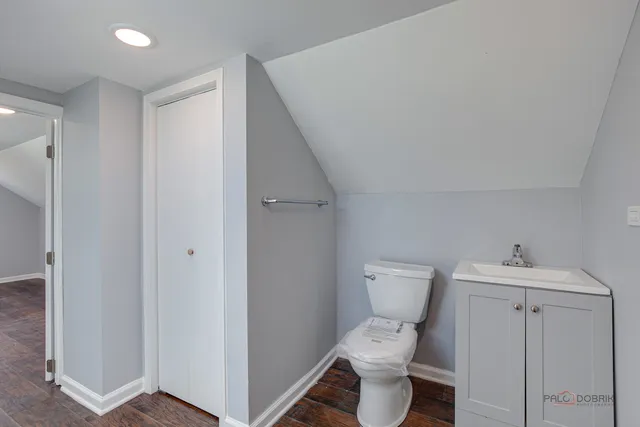 a view of bathroom with toilet