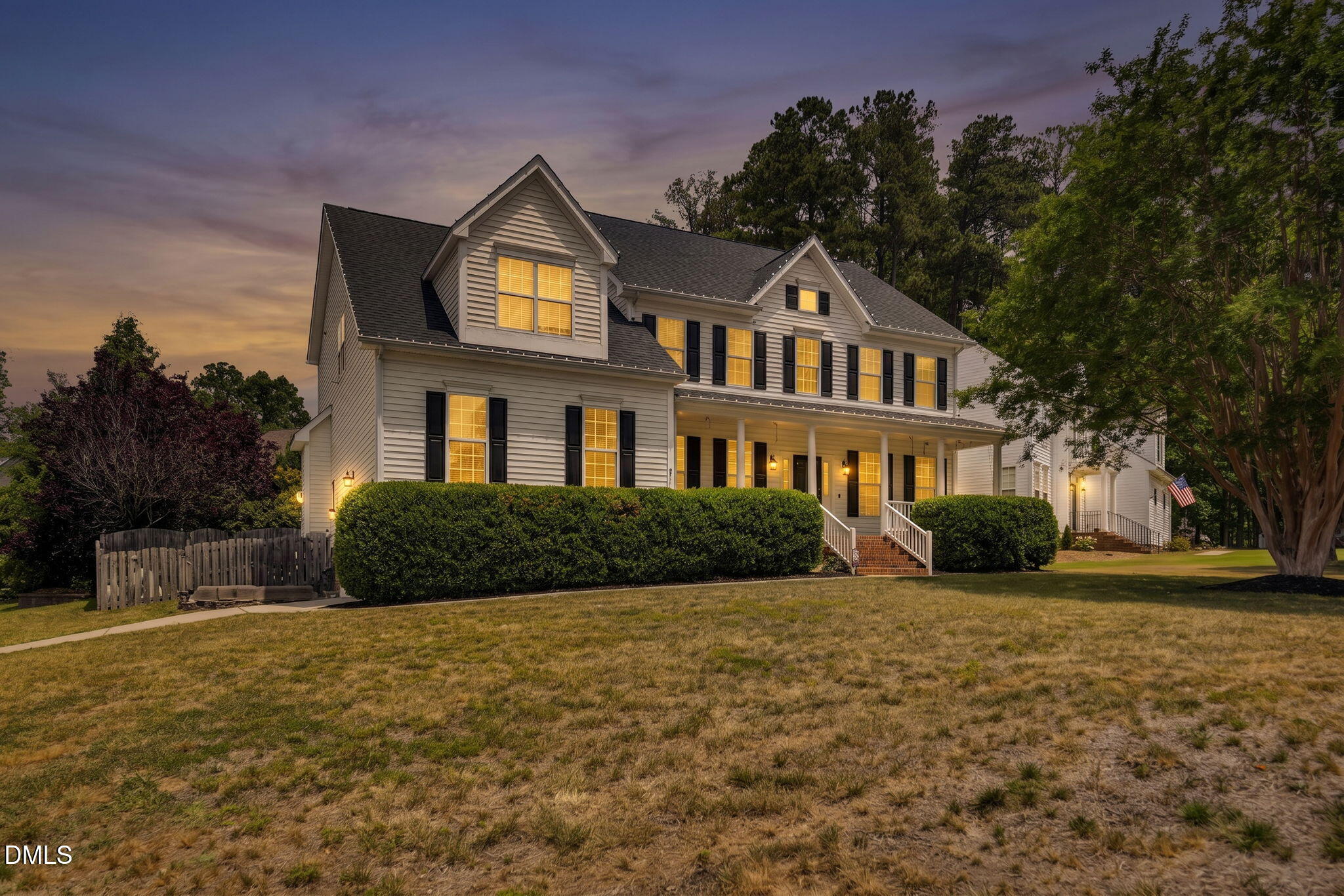 1258 Horsham Way Apex, NC 27502 - Photo 1 of 32 a front view of a house with a yard and garage