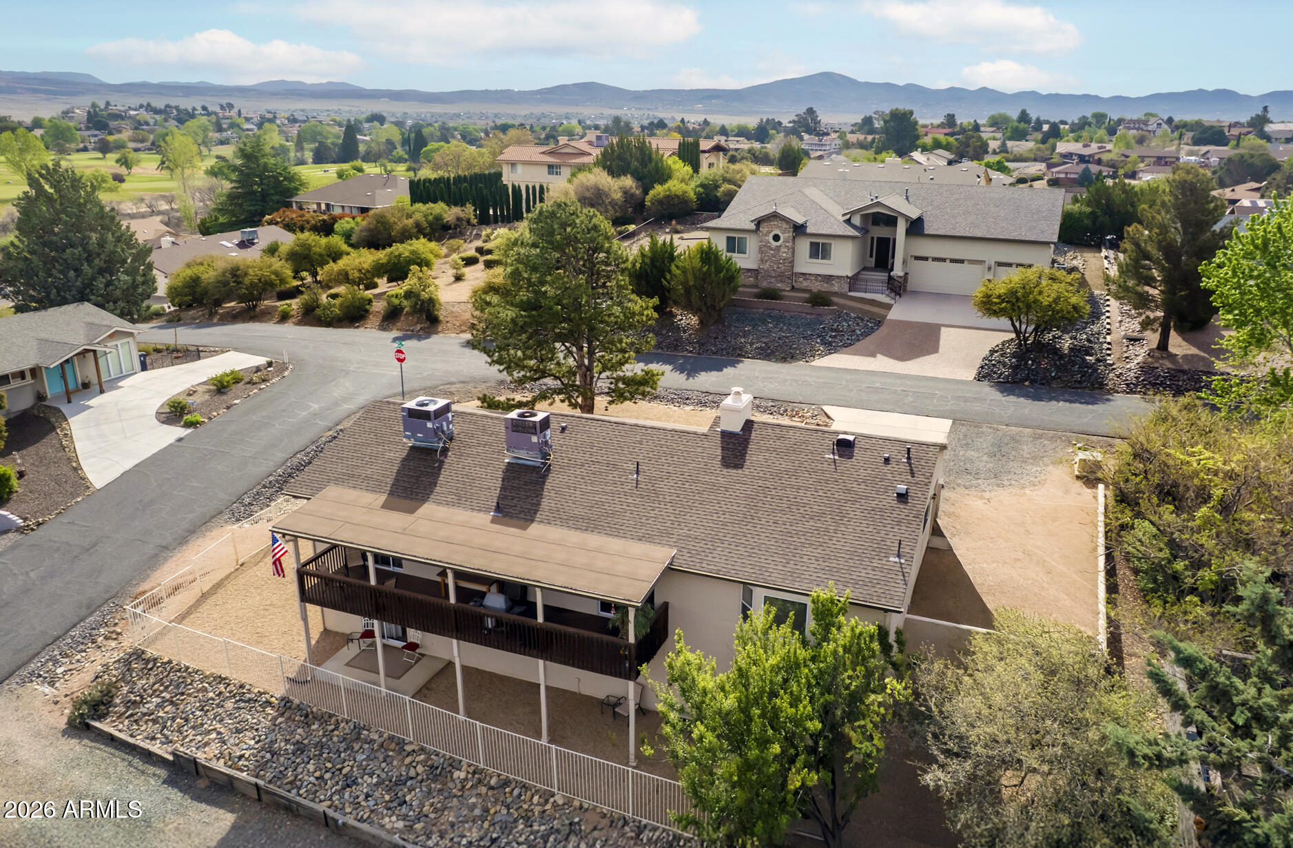 11160 Pima Road Dewey, AZ 86327 - Photo 2 of 58 an aerial view of a house with outdoor space