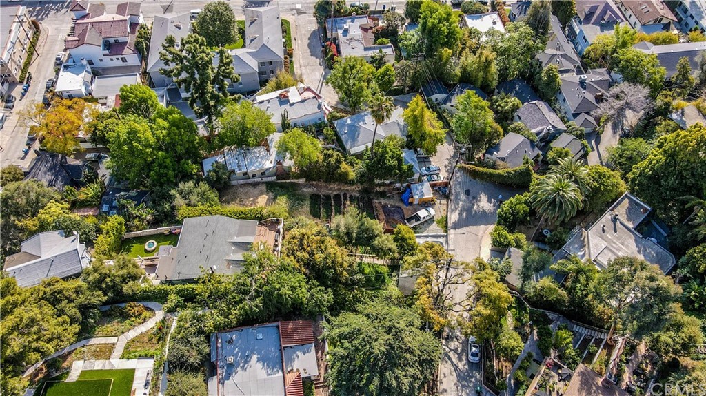 2599 Dearborn Drive Los Angeles, CA 90068 - Photo 14 of 17 an aerial view of residential houses with outdoor space and swimming pool