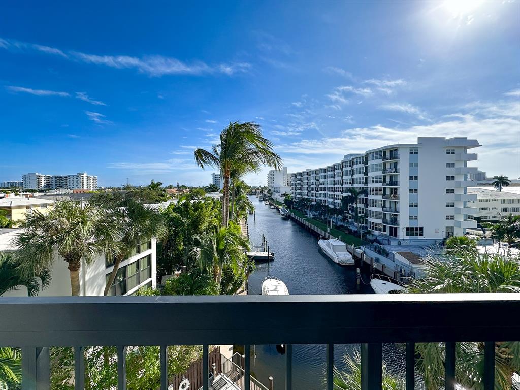 4800 Bayview Drive, Unit 503 Fort Lauderdale, FL 33308 - Photo 7 of 30 a view of a city from a balcony