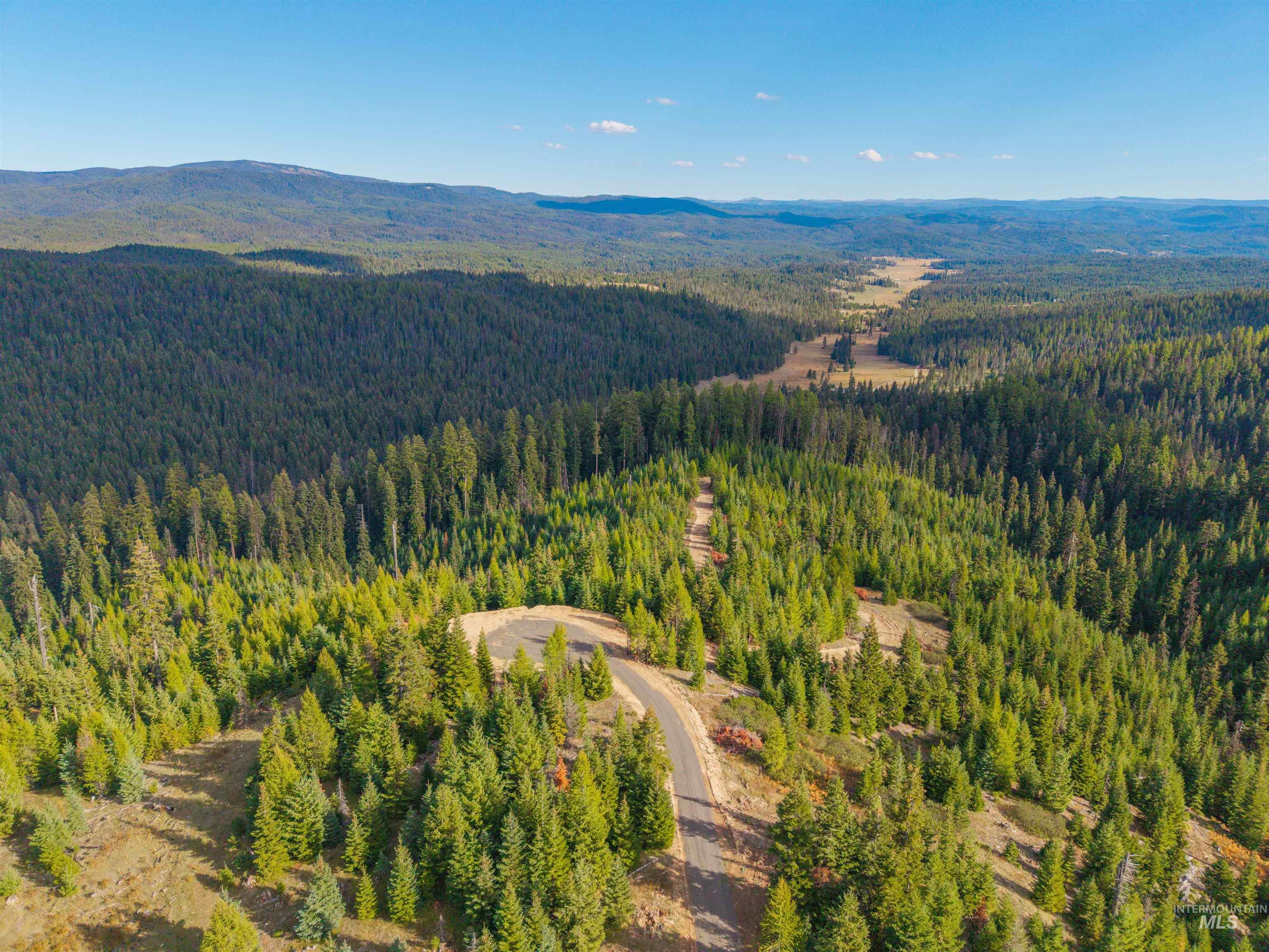 8 Tree Farm Trails Road Elk City, ID 83525 - Photo 3 of 14 Bird's eye view of a heavily wooded area and mountains