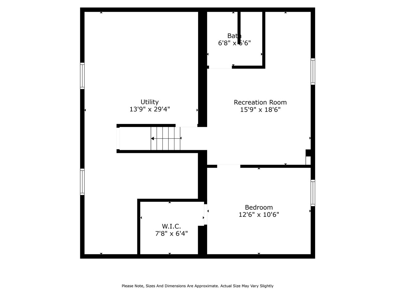 1607 Ridge Street Iowa City, IA 52240 - Photo 32 of 34 Basement Layout