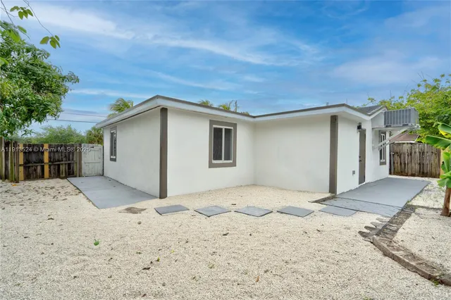 a backyard of a house