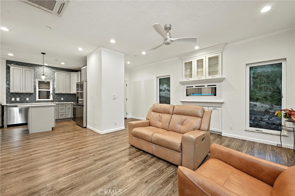 17234 Brookfield Road Hidden Valley Lake, CA 95467 - Photo 13 of 35 a living room with furniture and kitchen view