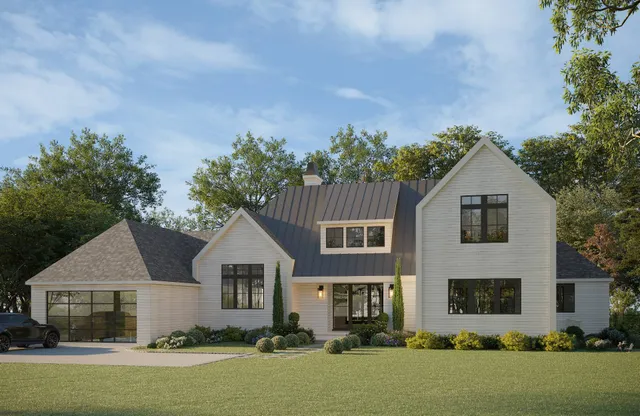 front view of house with a yard