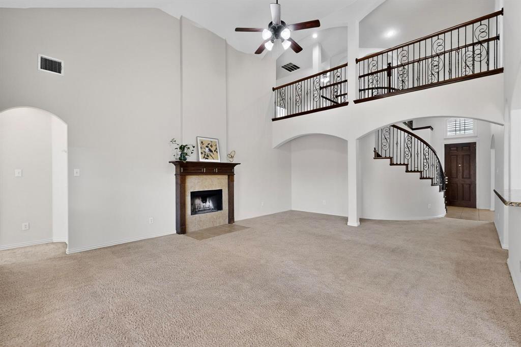 9329 Turtle Pass Fort Worth, TX 76177 - Photo 11 of 31 a view of a livingroom with a fireplace