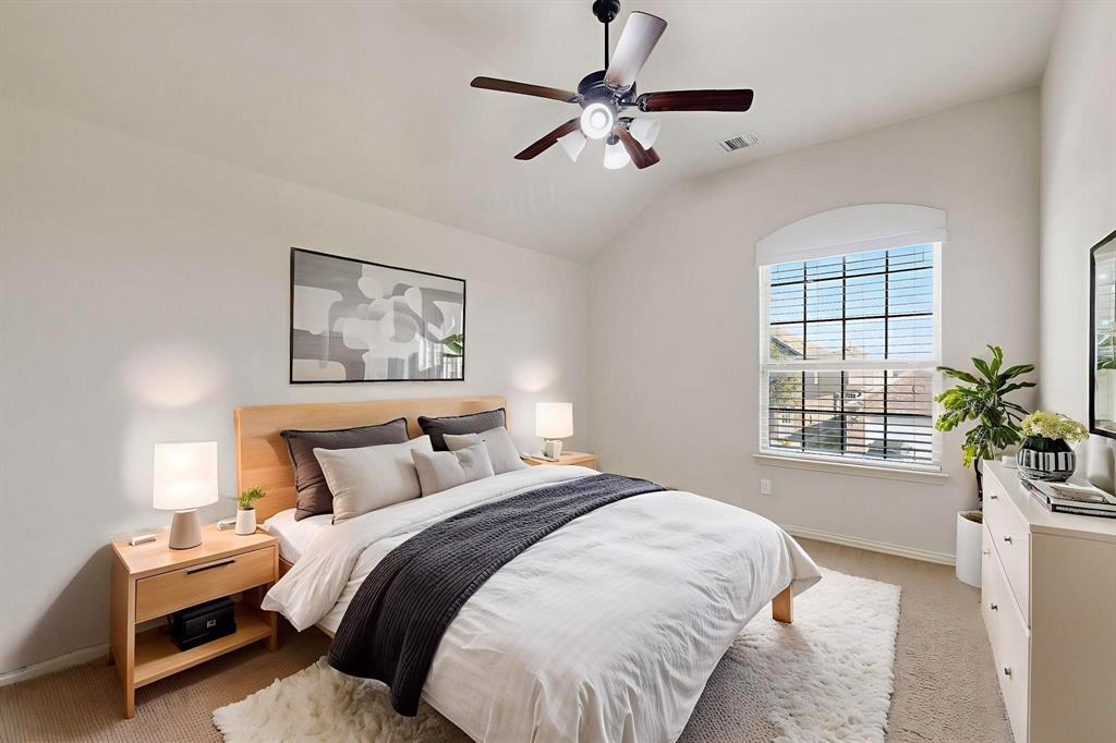 9329 Turtle Pass Fort Worth, TX 76177 - Photo 16 of 31 a bedroom with a bed and a window