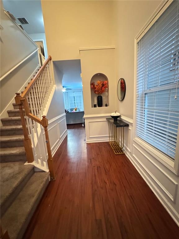5639 Chatham Circle Northwest Norcross, GA 30071 - Photo 2 of 16 a view of entryway with wooden floor