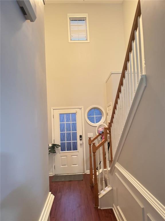 5639 Chatham Circle Northwest Norcross, GA 30071 - Photo 3 of 16 a view of entryway with wooden floor