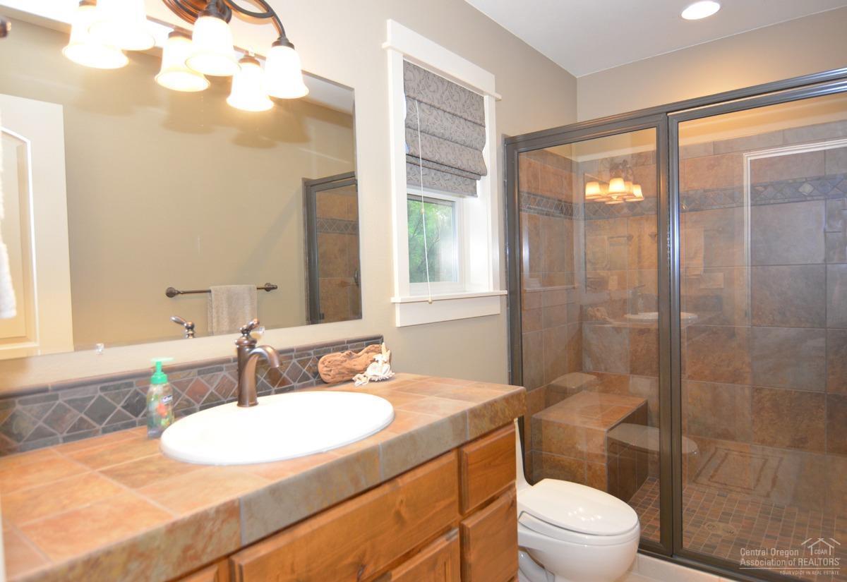 15885 Ranch Place La Pine, OR 97739 - Photo 20 of 25 Tiled stall shower and countertop in Mas