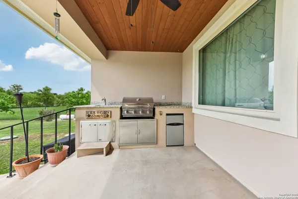 a view of a room with storage space