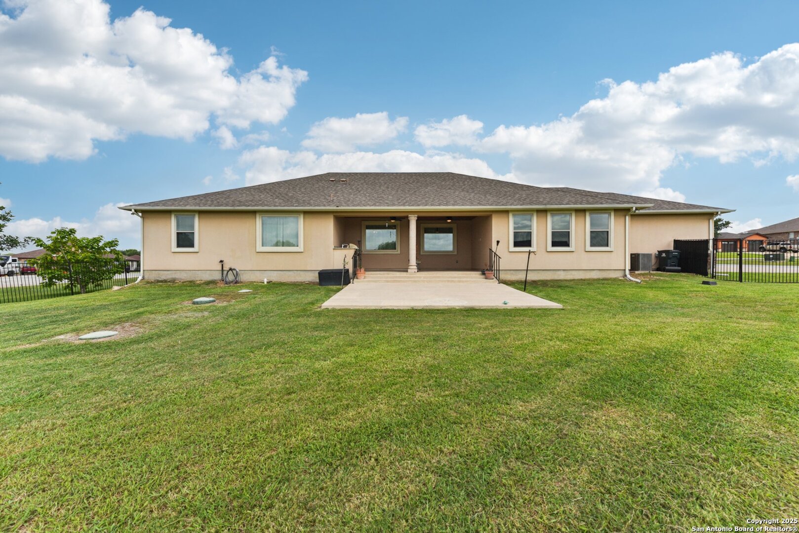 138 Gable Street Kyle, TX 78640 - Photo 34 of 51 a front view of house with yard and green space