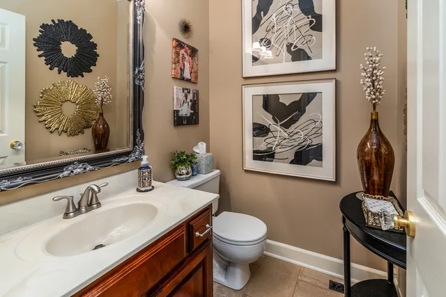 a bath tub sitting next to a window