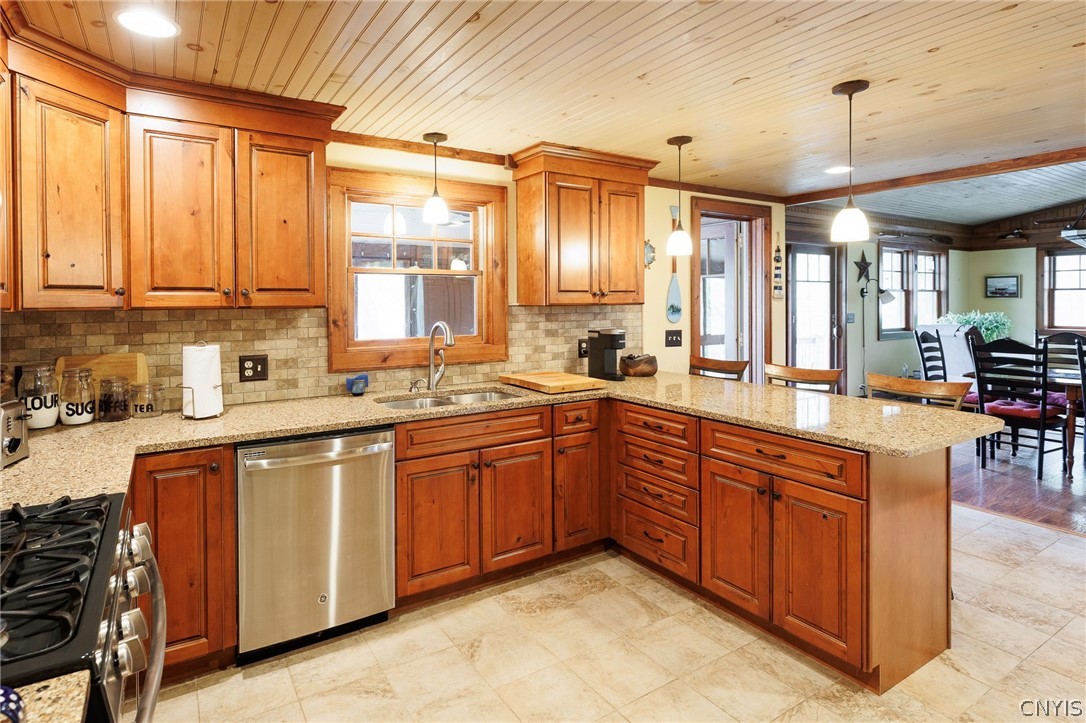 18490 Otter Point Road Orleans, NY 13640 - Photo 6 of 45 kitchen with infloor heating