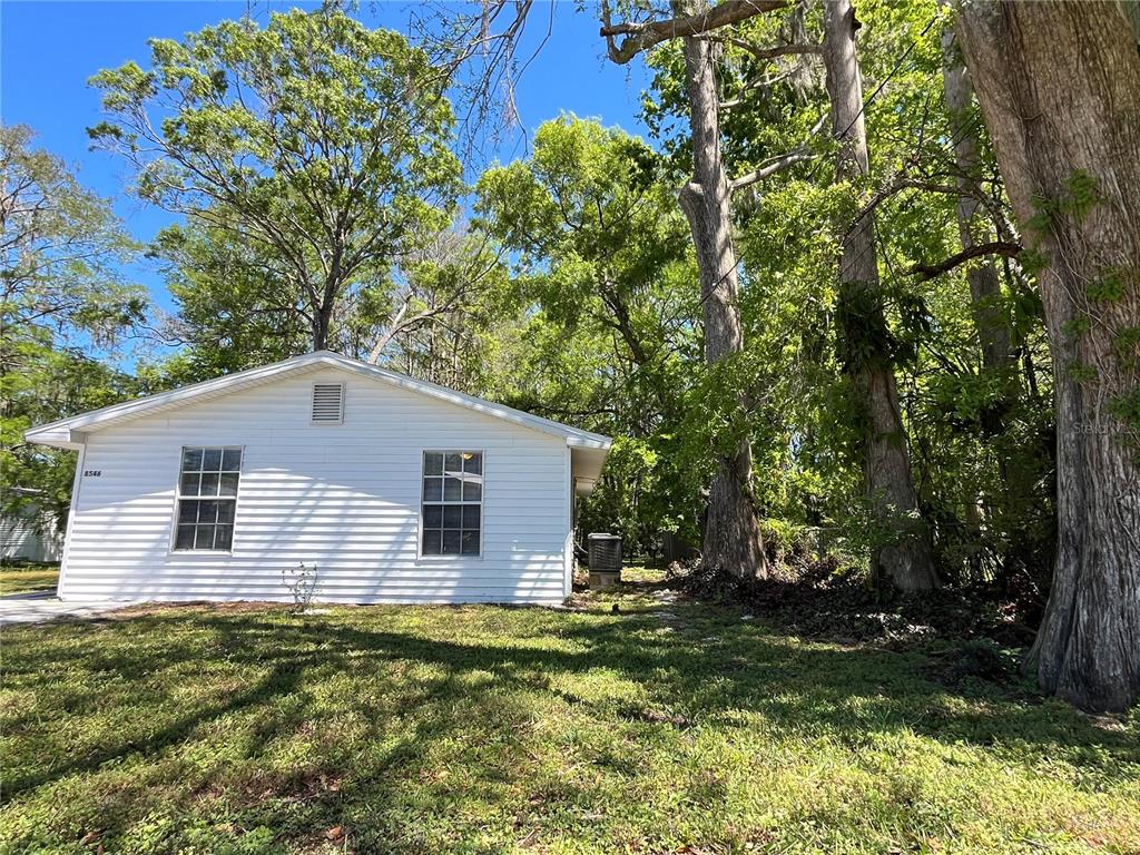 8546 Cameo Drive New Port Richey, FL 34654 - Photo 6 of 20 a backyard of a house with lots of green space