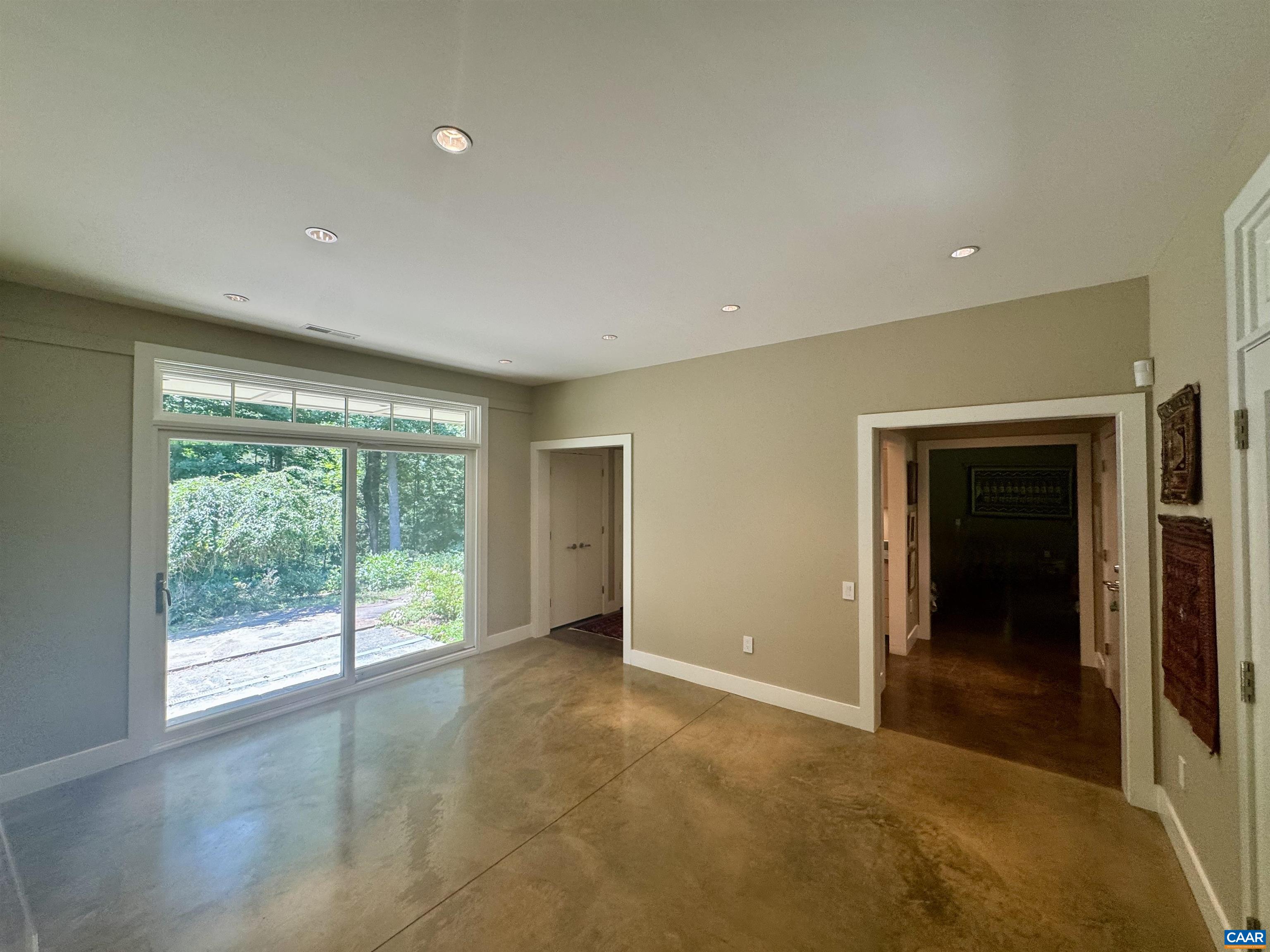 889 Old Garth Road Charlottesville, VA 22901 - Photo 15 of 35 a view of an empty room with glass door