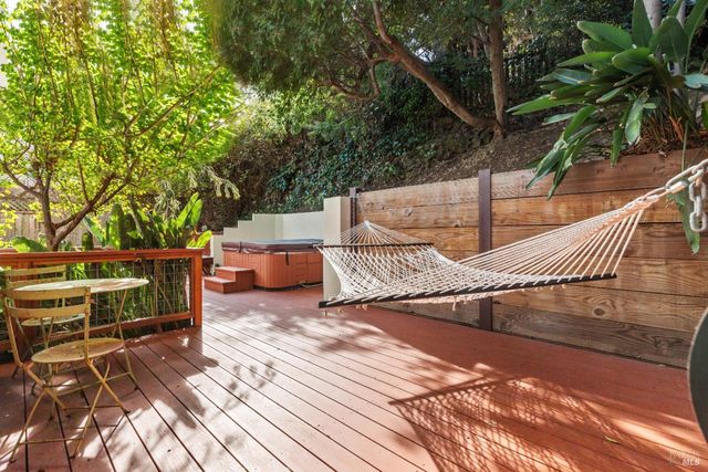 a view of a city from a balcony