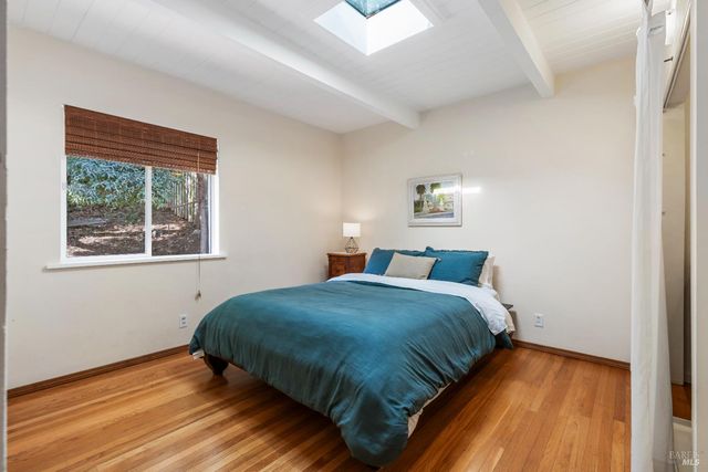 a view of a hallway with closet