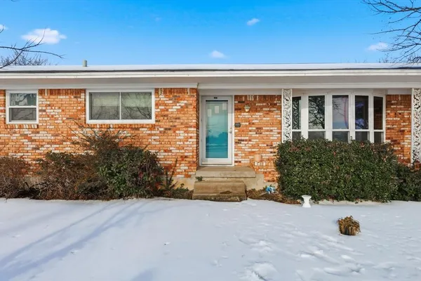 front view of house with yard