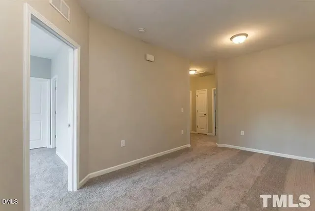 a view of an empty room