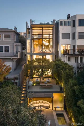 a view of a house with a swimming pool