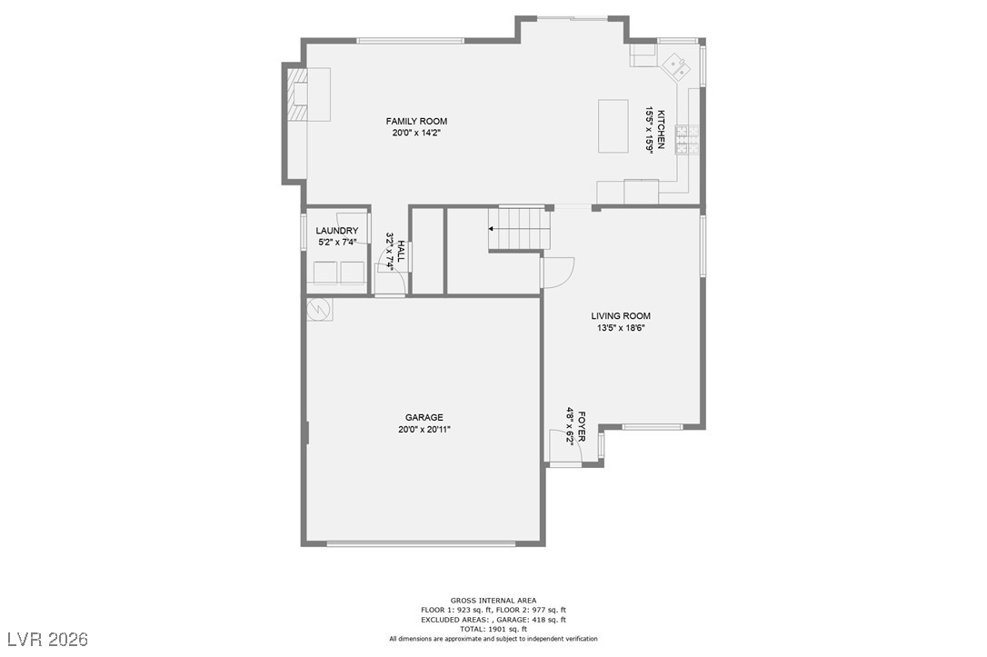 591 Fox Chase Street Henderson, NV 89015 - Photo 21 of 22 View of home floor plan