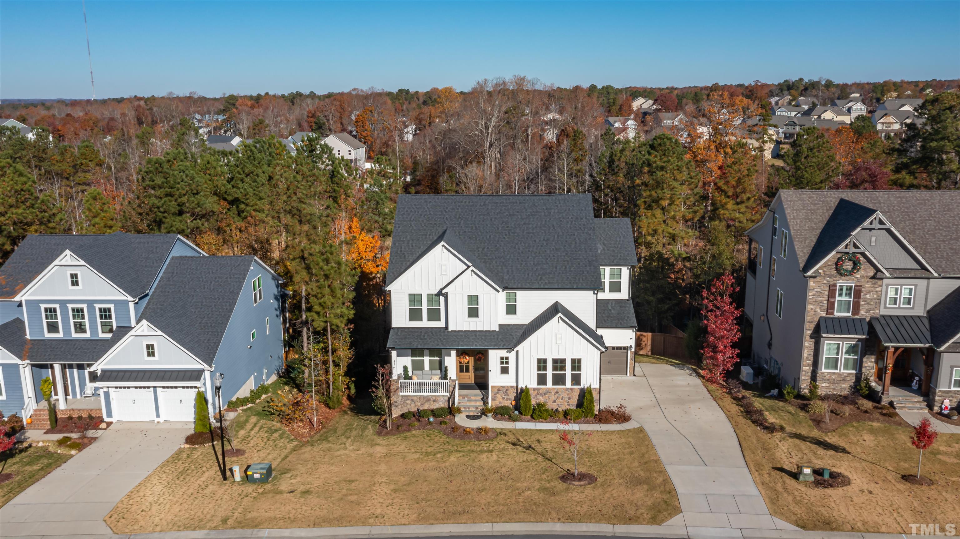 456 Adkins Ridge Road Rolesville, NC 27571 - Photo 2 of 38 an aerial view of a house