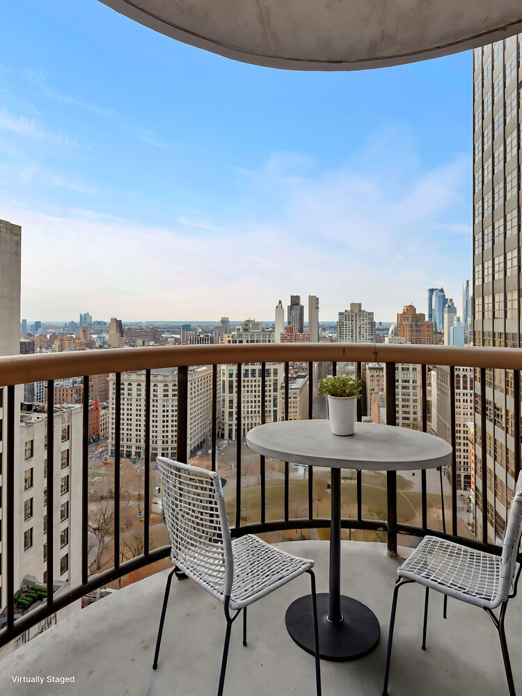 45 East 25th Street, Unit 37A Manhattan, NY 10010 - Photo 11 of 13 a view of a chairs and table in patio