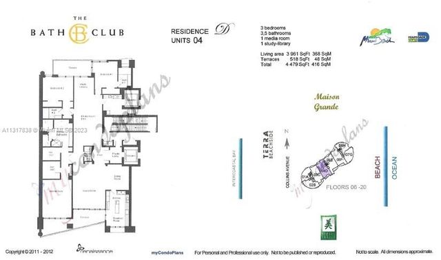 $2,900,000 | 5959 Collins Avenue, Unit 604, Miami Beach, FL 33140