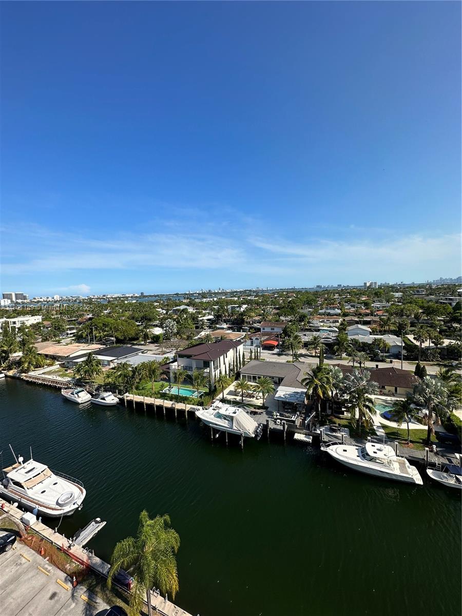 2350 Northeast 135th Street, Unit 1010 North Miami, FL 33181 - Photo 3 of 23 an aerial view of a city with ocean view