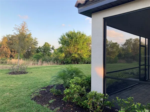 a view of a back yard