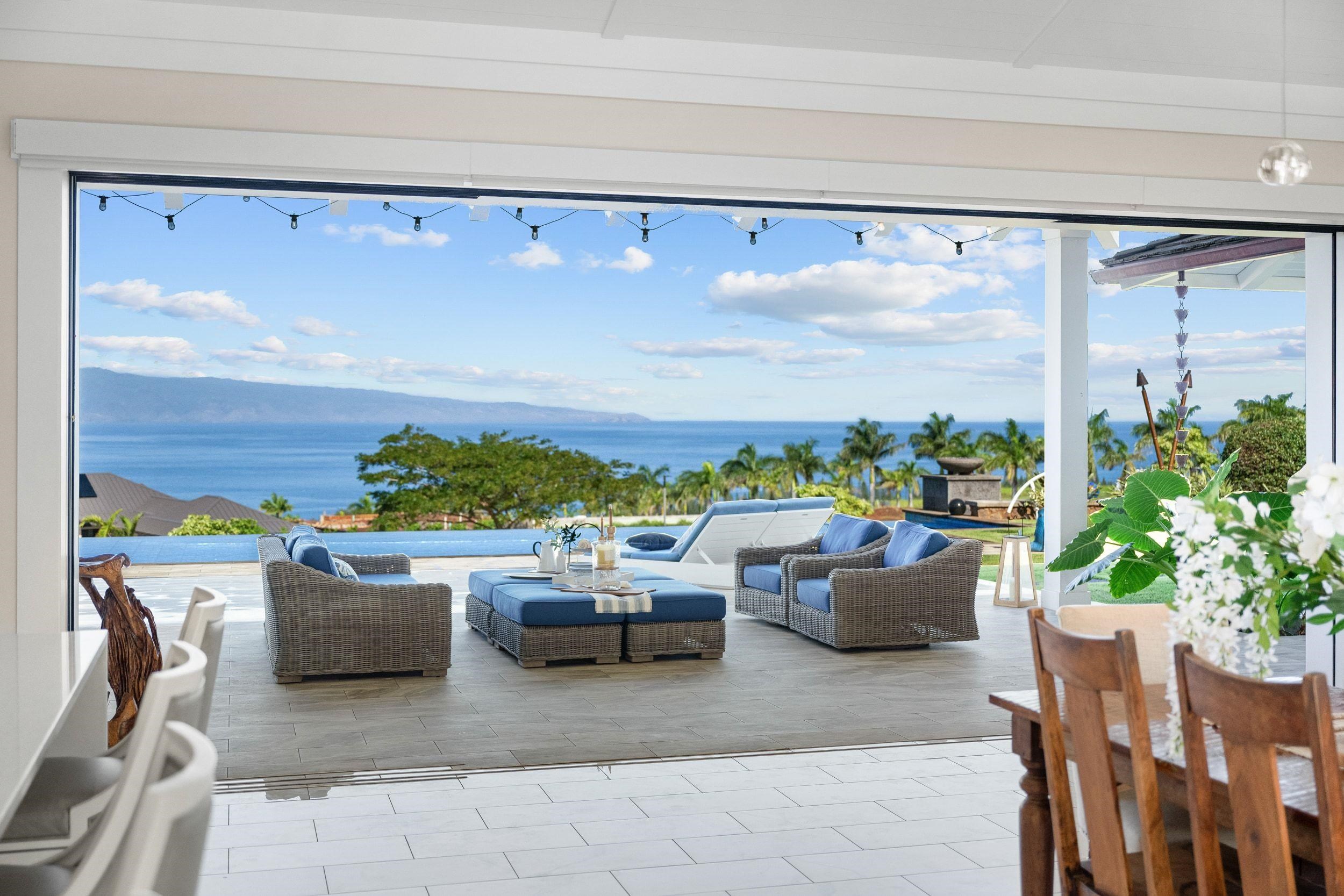 300 Mahana Ridge Street Lahaina, HI 96761 - Photo 5 of 50 a outdoor living space with furniture and a potted plant