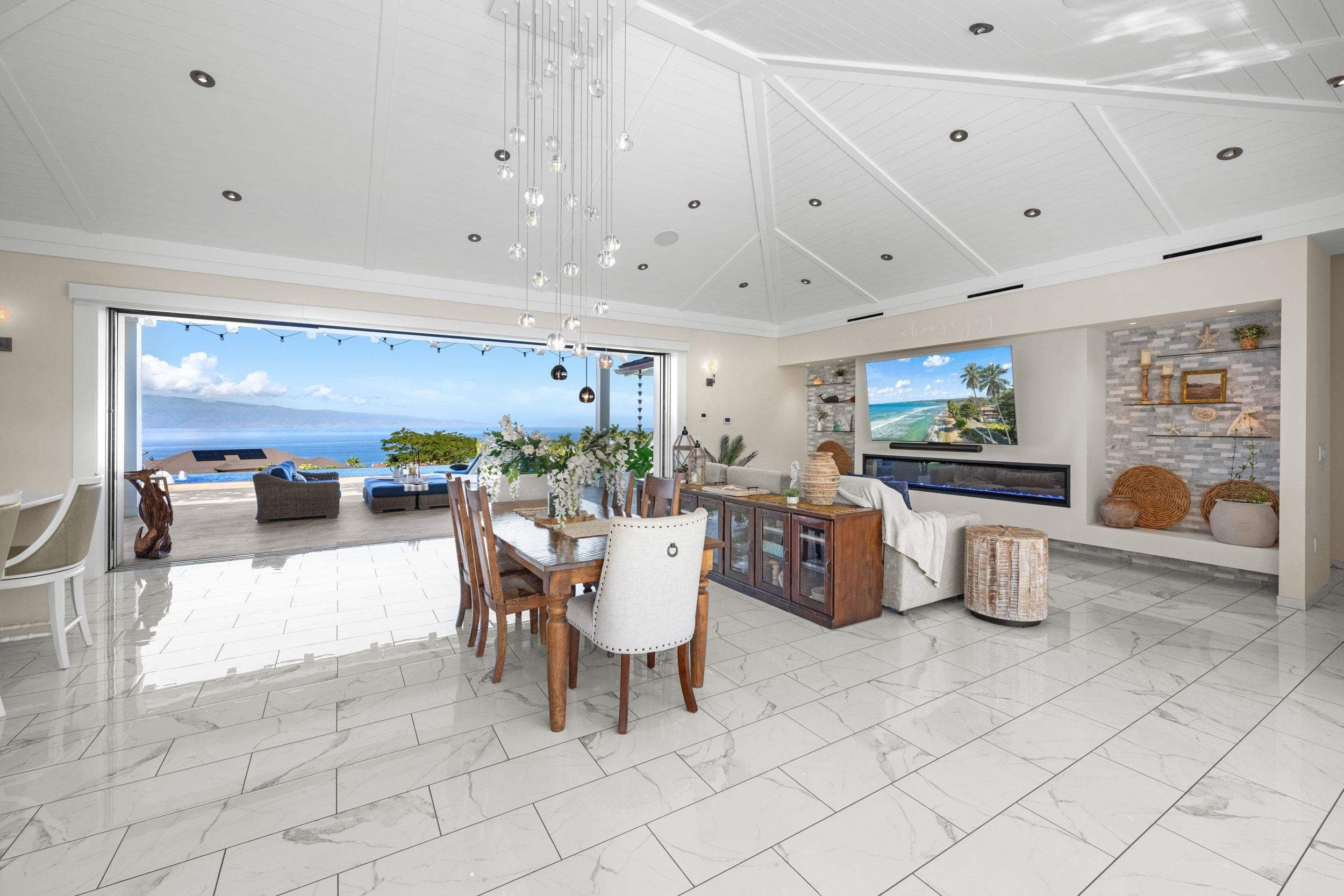 300 Mahana Ridge Street Lahaina, HI 96761 - Photo 10 of 50 a kitchen with counter top space and windows