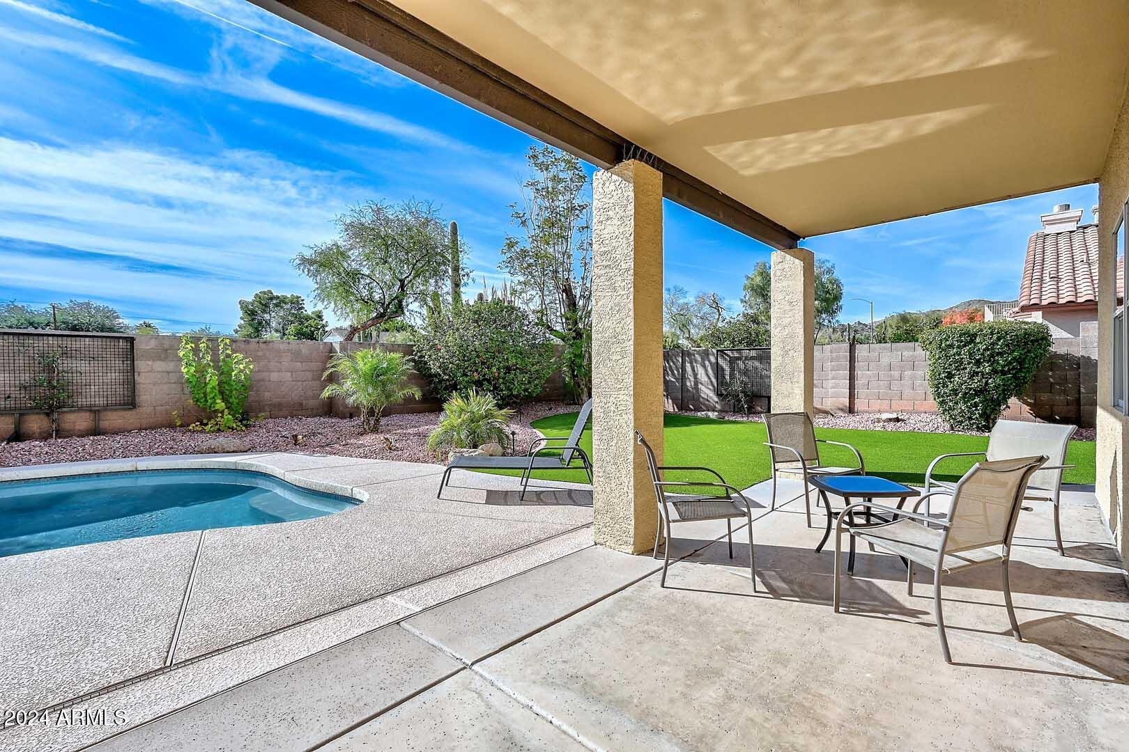 2953 East Calavar Road Phoenix, AZ 85032 - Photo 29 of 45 Covered Patio-Backyard