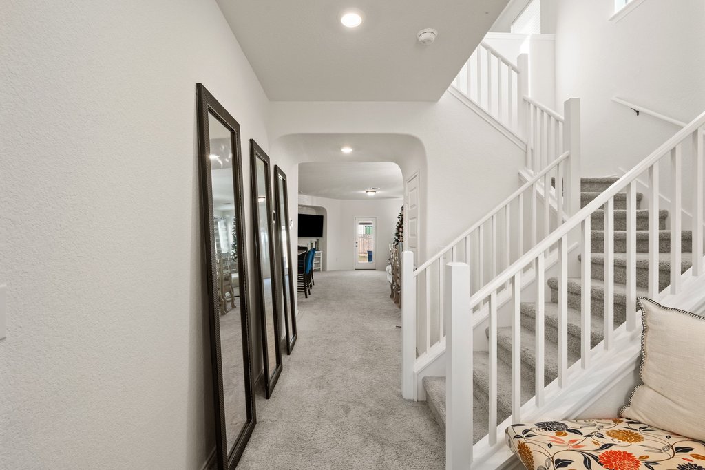 218 Summit Drive Lockhart, TX 78644 - Photo 5 of 38 a view of hallway with stairs