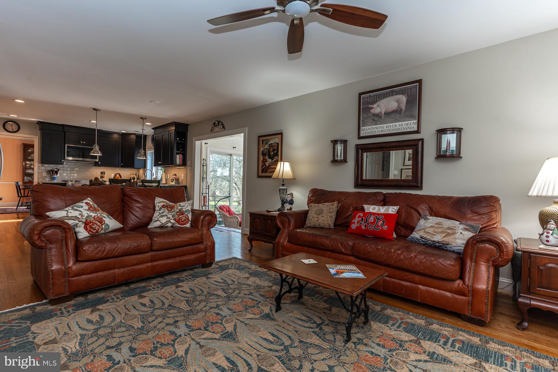 820 Waverly Road Kennett Square, PA 19348 - Photo 19 of 46 a living room with furniture and a rug