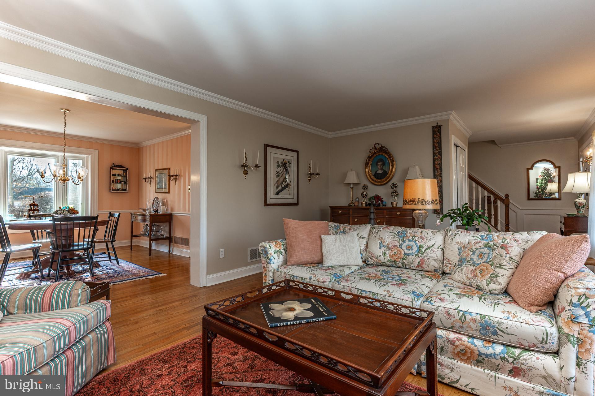 820 Waverly Road Kennett Square, PA 19348 - Photo 8 of 46 a living room with furniture and wooden floor