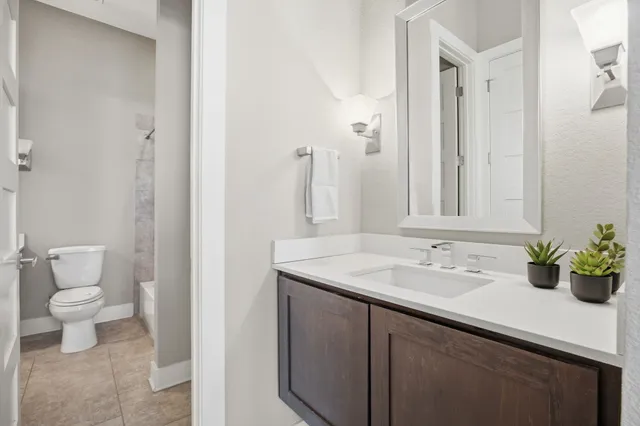 a view of swimming pool with an outdoor space and seating area